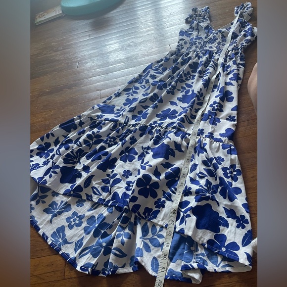 Women’s ruffle sleeve floral midi ruffle dress size S - Picture 8 of 8